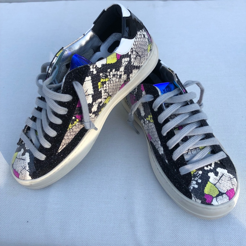 P448 John Piuma Python Sneakers EUR36 (US6-6.5) - Picture 2 of 12